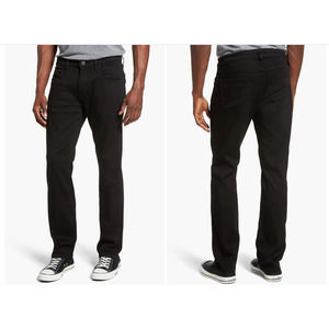 PAIGE Federal Slim Straight Leg Jeans Black Shadow Size 31